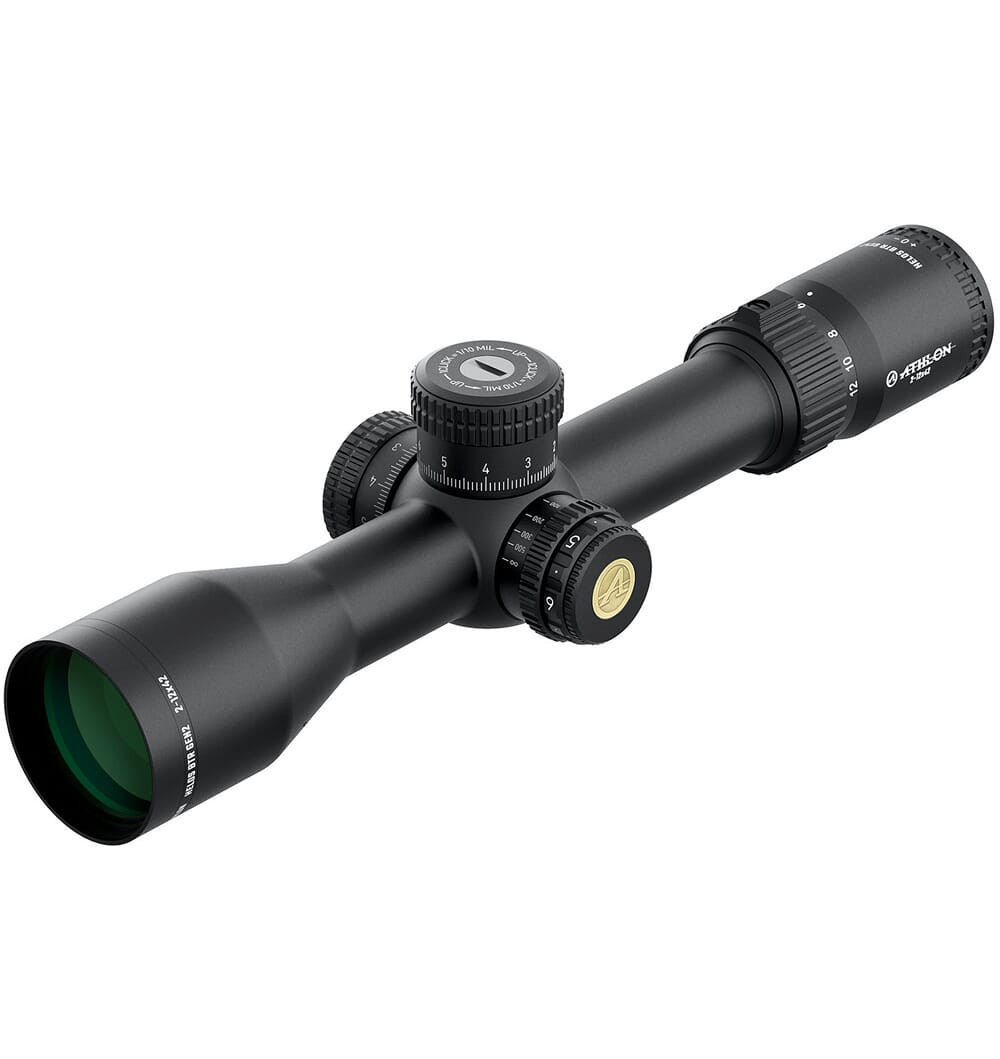 Athlon Helos BTR GEN2 2-12x42mm AHMR2 FFP IR MIL Riflescope 214105 - Light Mount Marks 8646 - 