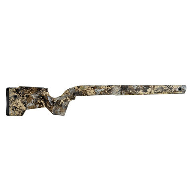 MDT CRBN Remington 700 SA Right-Handed Fixed Hydro-Dipped TTP Rifle Stock w/ARCA Rail & No Bottom Metal 109559-TTP in Carbon Fiber - MDT