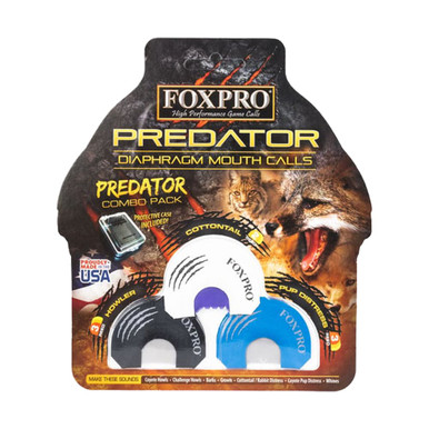 FOXPRO Coyote Triple Predator Hand Calls COYTRIP - FOXPRO