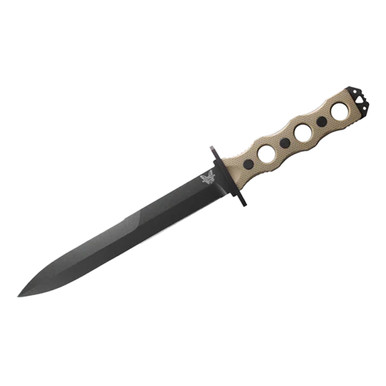 Benchmade SOCP Fixed Blade Dagger Desert Tan G10 Knife 185BK-1 - benchmade