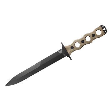 Benchmade SOCP Fixed Blade Dagger Desert Tan G10 Knife 185BK-1 - benchmade