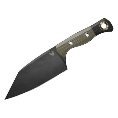 Benchmade Station Knife Fixed Blade Clip-Point Olive Drab Green G10 Cutlery Knife 4010BK-01 - benchmade