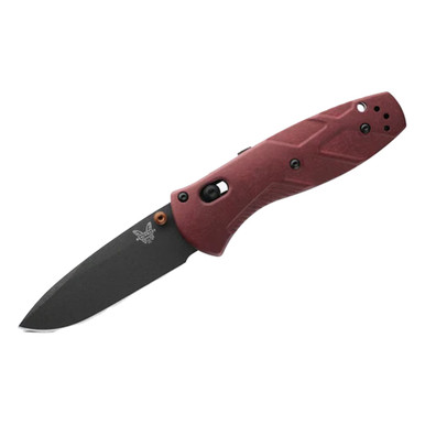 Benchmade Osborne Mini Barrage AXIS Assist Drop-Point Redstone Knife 585BK-04 - benchmade