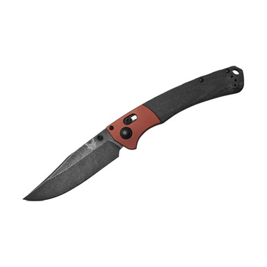 Benchmade Crooked River AXIS Clip-Point Burnt Copper Black Micarta Knife 15080BK-04 - benchmade