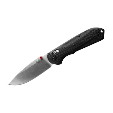 Benchmade Freek AXIS Drop-Point Black Carbon Fiber Knife 560-03 - benchmade