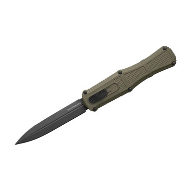 Benchmade Claymore Out-the-Front Auto Ranger Green Grivory Dagger 3370GY-1 - benchmade