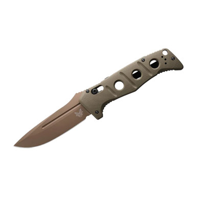 Benchmade Sibert Auto Adamas AXIS Stud Drop-Point Olive Drab Green G10 Knife 2750FE-2 - benchmade