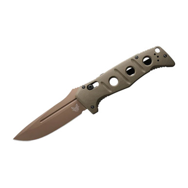 Benchmade Sibert Auto Adamas AXIS Stud Drop-Point Olive Drab Green G10 Knife 2750FE-2 - benchmade