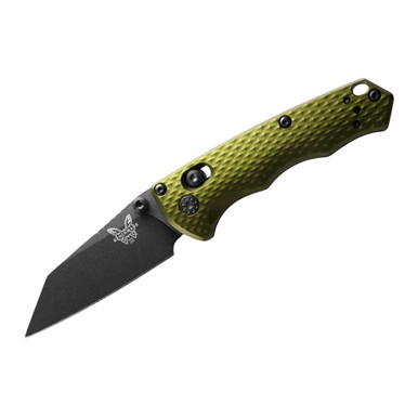 Benchmade Full Immunity AXIS Woodland Green Aluminum Wharncliffe Knife 290BK-2 - benchmade