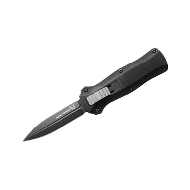 Benchmade McHenry Mini Infidel Out-the-Front Auto Black Aluminum Knife 3350BK - benchmade