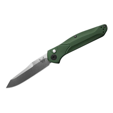 Benchmade Auto Osborne Reverse Tanto 9400 Green Aluminum Knife 9400 - benchmade