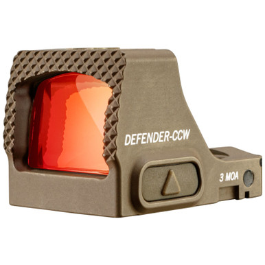 Vortex Optics Vortex Defender-CCW 3 MOA Tan Micro Red Dot DFCCW-MRD3-T - Screw Marks 8897 - Vortex Optics
