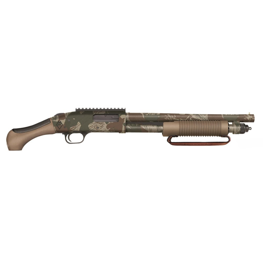 Mossberg 590 Bliksem 12ga 14.375" Bbl Cylinder Bore Bead Sight 3" Chamber 5+1 Compact FDE Pump-Action Rifle 50362 - Mossberg