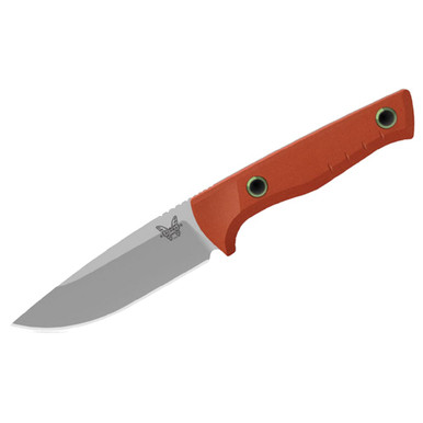 Benchmade Trackpoint Fixed Blade Drop-Point Rust Orange G10 Knife 15650-01 - benchmade