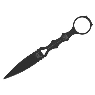 Benchmade SOCP Fixed Blade Spear-Point Black Knife 174BK - benchmade