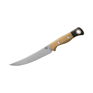 Benchmade Meatcrafter Fixed Blade Trailing-Point Maple Valley Richlite Black G10 Cutlery Knife 4050-02 - benchmade