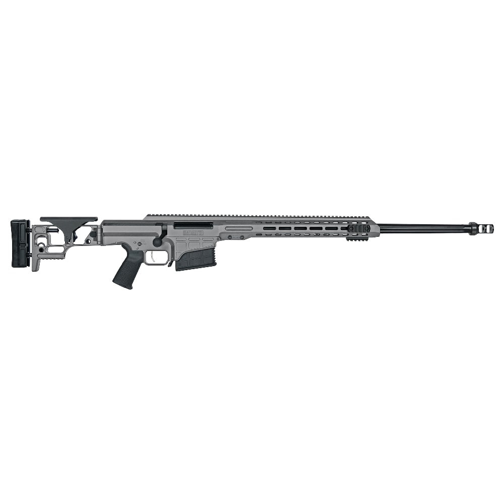 Barrett MRAD Folding Stock 7mm PRC 26" Fluted 1:8" Bbl Tung Grey Cerakote Rifle w/(2) 10rd Mags, (2) Sling Loops, (3) Acc Rails, & Carrying Case 19882