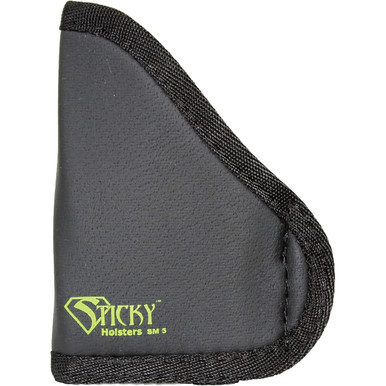 Sticky Holsters Small IWB/Pkt & Ambi Glock 42, Sig P365(X), SAI Hellcat, S&W Bodyguard 2.0, Taurus GX4 Sticky Holster SM-5 in Black