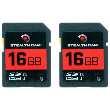 Stealth Cam 2 Pack of 16 GB SD Cards STC-16GB2PK - stealth cam
