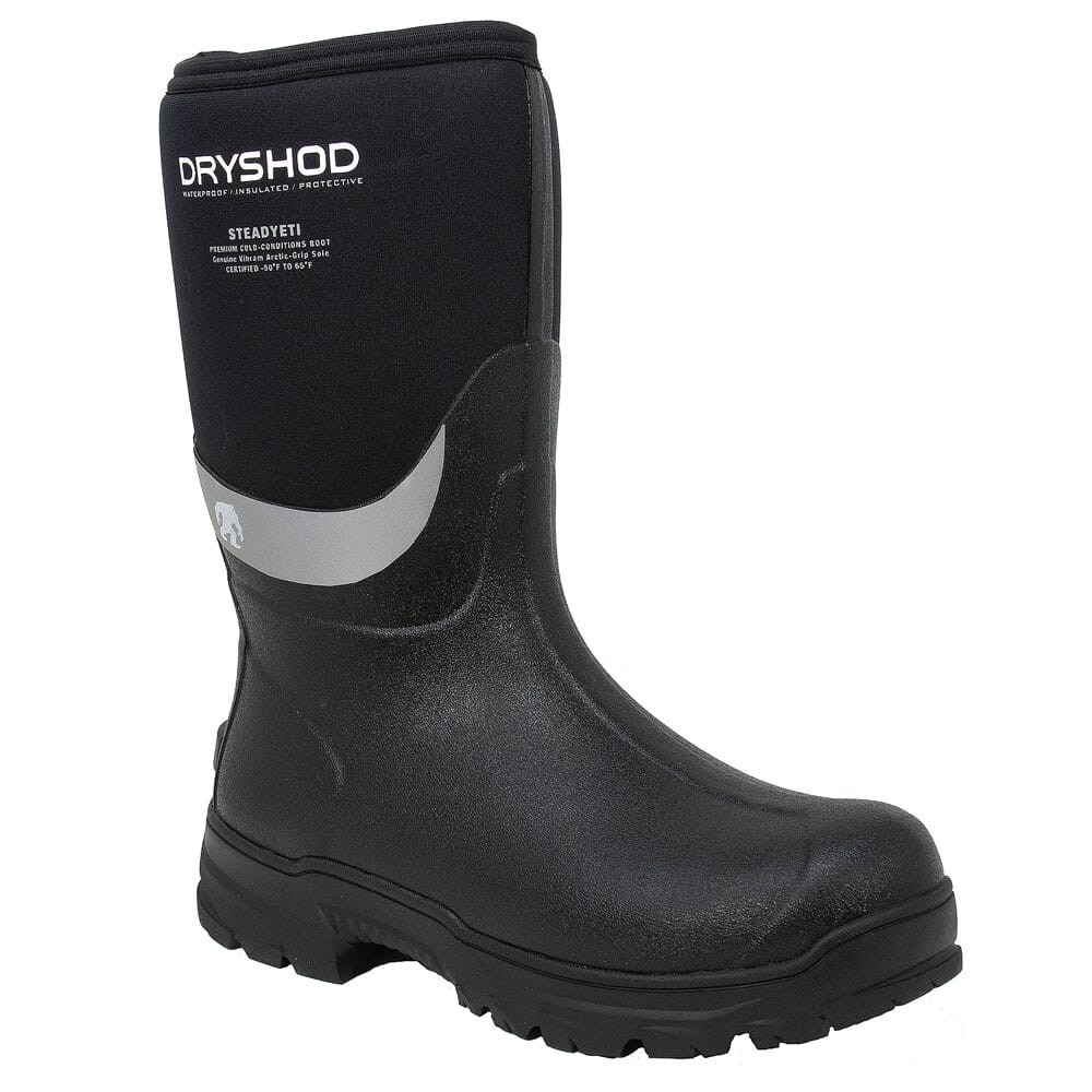Dryshod Steadyeti Mid Black/Grey Size 8 Boots SYT-MM-BK-M08 - Light Wear 9004 in Gray/black - USED/MISC