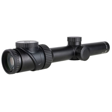 Trijicon AccuPoint 1-8x24mm BAC Red Triangle Post Reticle 30mm Tube Satin Black Capped Adjusters Riflescope TR35-C-200184 - Trijicon