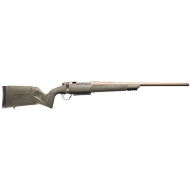 Christensen Arms Evoke 7mm Rem Mag 22" 1:9 Burnt Brz Cerakote Bbl Green Hybrid Hunter Stock Bolt Action Rifle 801-15005-01 - Christensen Arms