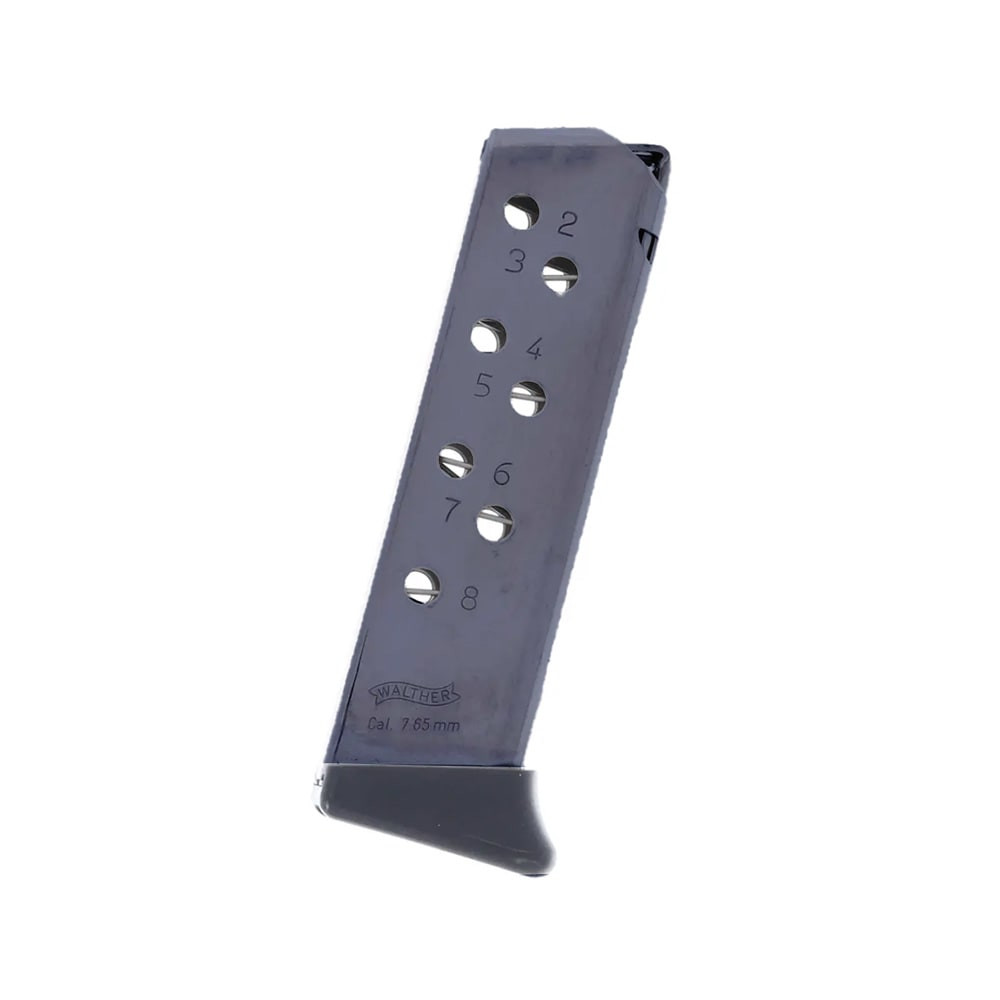 Walther Arms Walther PP & PPK/S .32 ACP 8rd Finger Rest Black Magazine 2246037 - Walther Arms