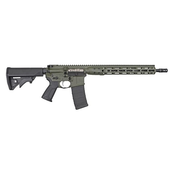 LWRC International LWRCI ICDI Discovery 5.56 NATO 16" Bbl Direct Impingement M-LOK OD Green Rifle ICDIR5ODG16MLE - LWRC International