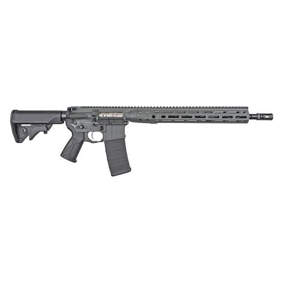 LWRC International LWRCI ICDI Discovery 5.56 NATO 16" Bbl Direct Impingement M-LOK Tungsten Grey Rifle ICDIR5TG16MLE - LWRC International
