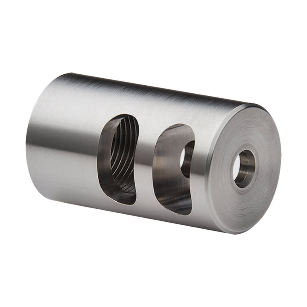 Hawkins Precision .687" 2 Port Round 7/16-32 Gunsmith Install Muzzle Brake 102-0687 - hawkins precision