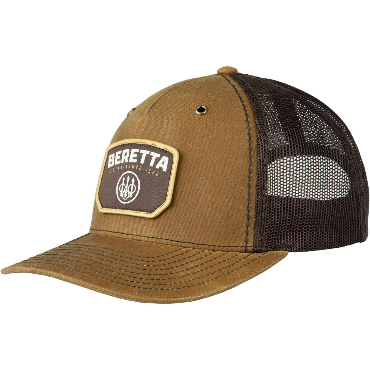 Beretta Nunez 112 Trucker Hat Whiskey OSFA BC030T1675009W in Bison - Beretta