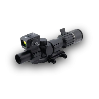 Burris RT6 30mm 1-6x24mm Kit w/FFE Green Ballistic AR 200576 in Black - Burris