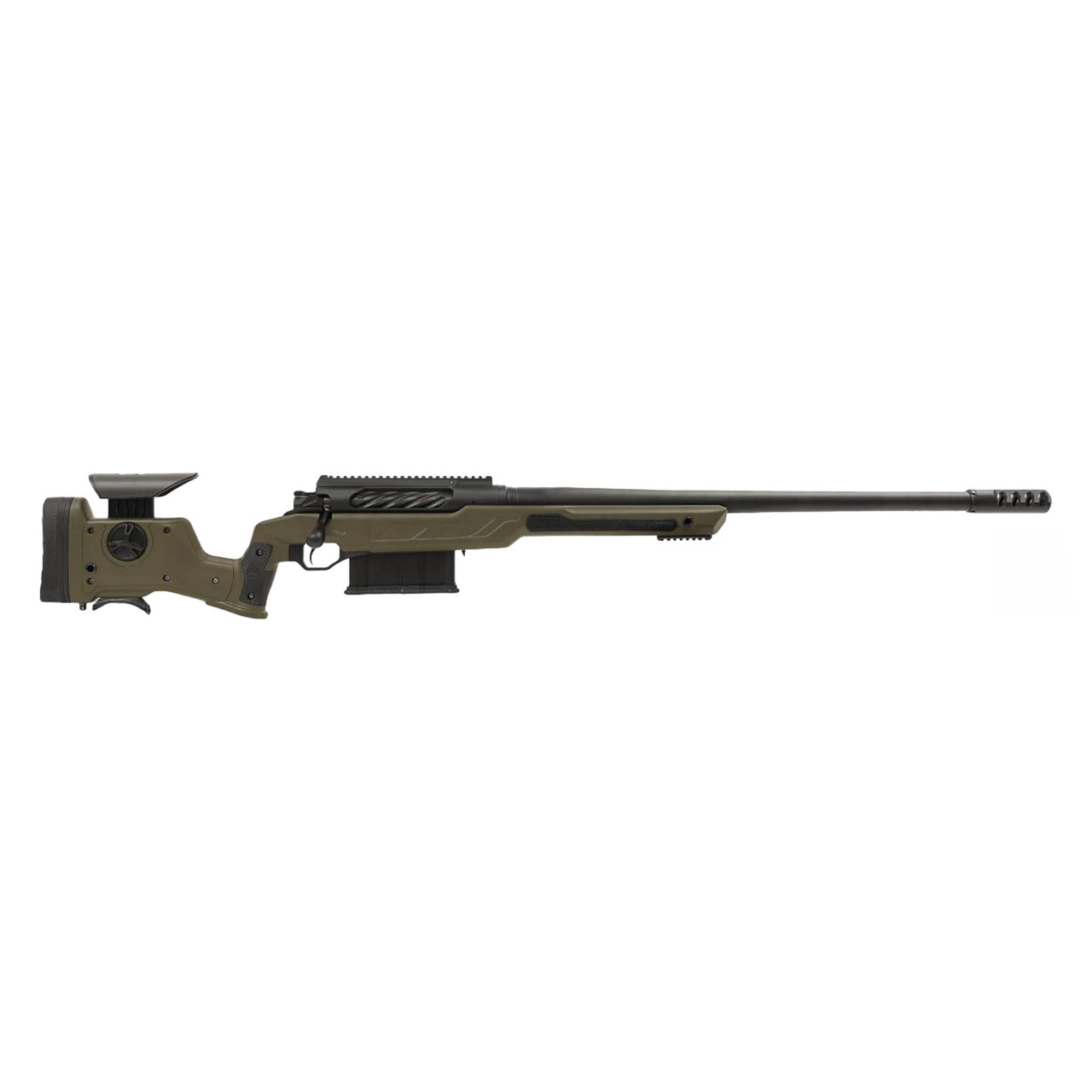 Cadex Defense Cadex CDX-BMG QUAKE .50 BMG 29" 1:15 Bbl 20 MOA Top Rail DS Hybrid ODG/Black Precision Rifle w/MX4 Brake & Bolt Knobs - Cadex Defense