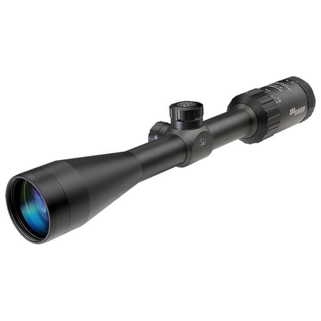 Sig Sauer WHISKEY3 Scope, 3-9x40mm, 1 In, SFP, Bdc-1 Quadplex Reticle, 0.25 MOA Adj, Black SOW33204 - Light Mount Marks 9201 - USED/MISC
