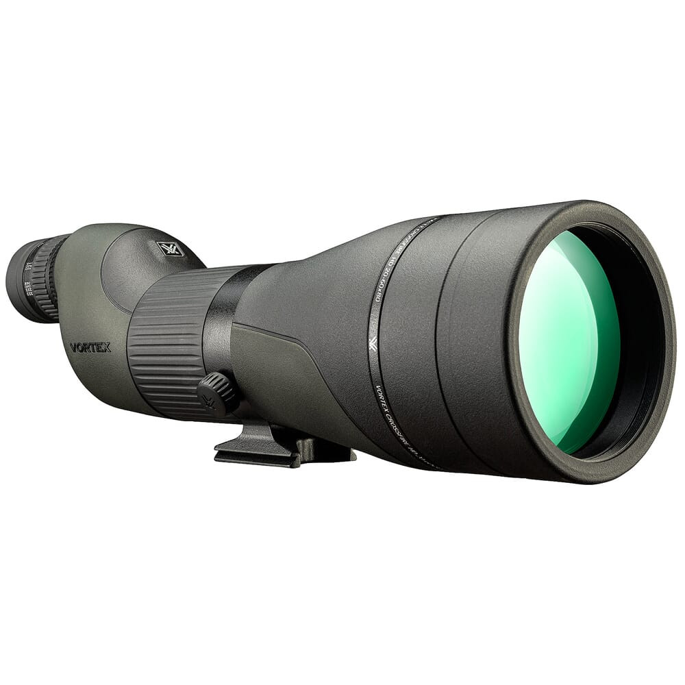 Vortex Crossfire HD 20-60x80mm Straight Spotting Scope w/Neoprene Case, Lens Covers, Lens Cloth CF-80S - Excellent Condition 9275 - USED/MISC