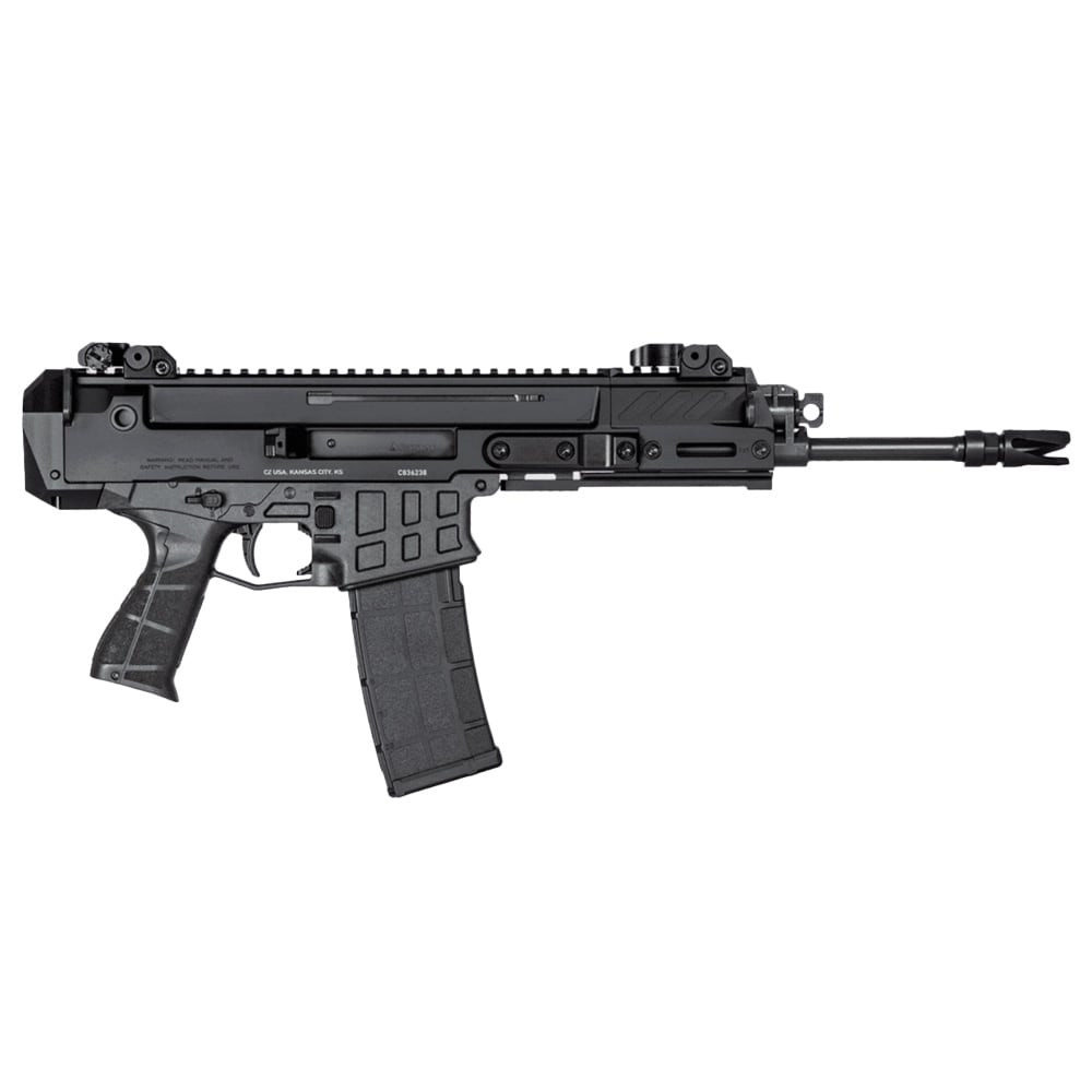 CZ-USA CZ Bren 2 MS 5.56x45 30rd 11" 1/2x28 Bbl Pistol w/Ambi Mag Release/Manual Safety, Iron Flip-Up Sights, SB Tactical Brace 91453