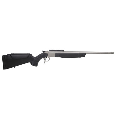 CVA FFL CVA Centerfire Scout SS TD .308 Win 20" 1:10" 5/8x24 Bbl Stainless Steel/Black Rifle w/Omni Brake & 0 MOA Pic Rail CR4437S - CVA FFL
