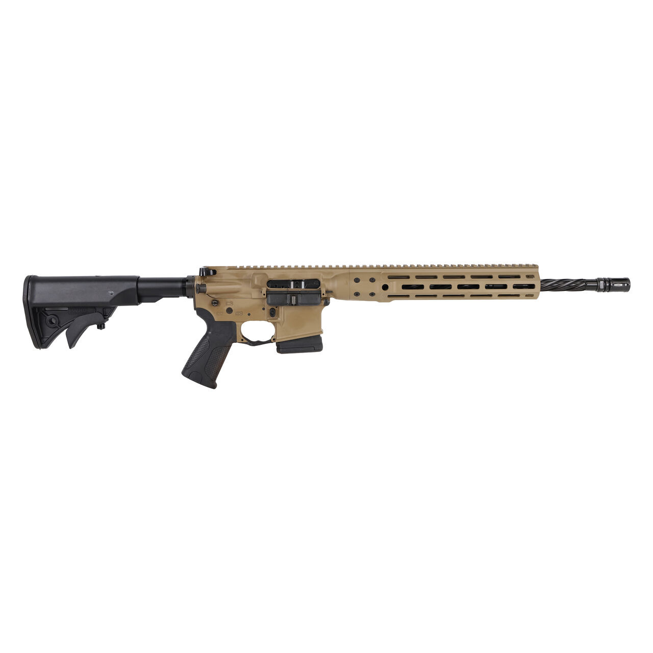 LWRC International LWRCI ICDI Discovery Direct Impingement 5.56mm 16" 1/7" 1/2x28 TPI Bbl M-LOK FDE Flat Dark Earth RH CA Compliant Rifle - LWRC International