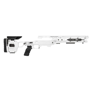 Cadex Defense Dual Strike Stormtrooper White Rem 700 LA 20 MOA SSSF Mag Type 3.850" CIP Folding Chassis STKDL-REM-RH-LA-R208E-WHT - Cadex Defense