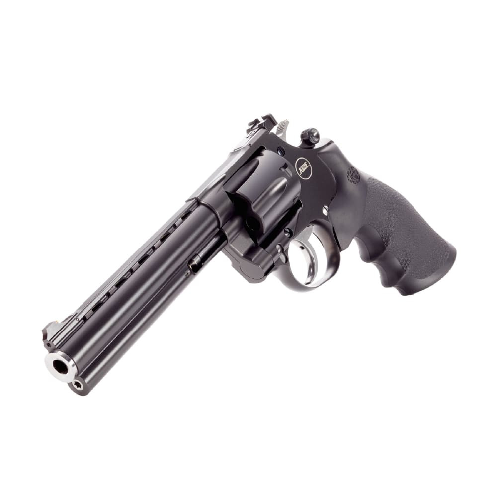 Nighthawk Korth Mongoose .357 Mag 3" Bbl Custom DA & SA Roller Trigger Adj Rear Sight Gold Bead Front Sight BLK DLC Finish Rubber Grips Revolver 0131 - Nighthawk