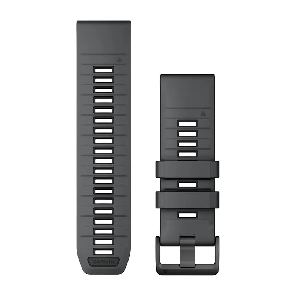 Garmin QUICKFIT 26 Slate Gray/Black Silicone Watch Band 010-13393-11 - Garmin