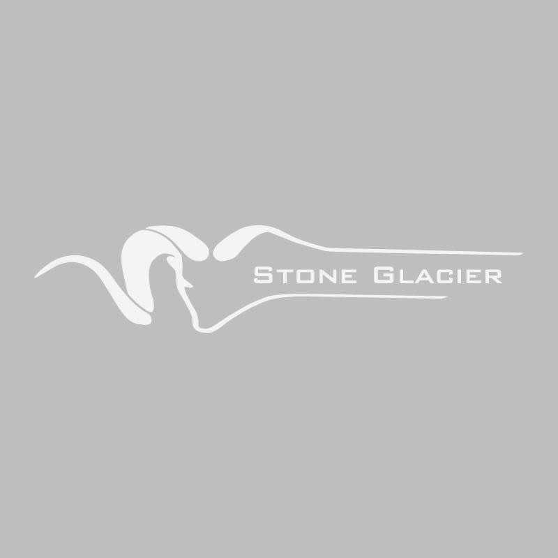 Stone Glacier Classic Stone Glacier Horizontal Peel-Away Sticker One Size Fits Most 60013-WH-OSFM - Stone Glacier
