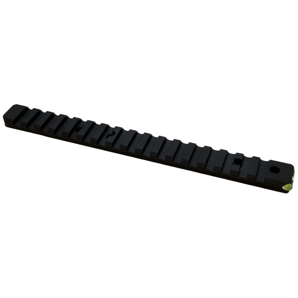 Talley Manufacturing Talley Picatinny Base for Tikka T3, T3X (20 MOA) & Anti-Cant Indicator (Action Length w/Recoil Pins) P0M714ACI-A in Black - Talley Manufacturing
