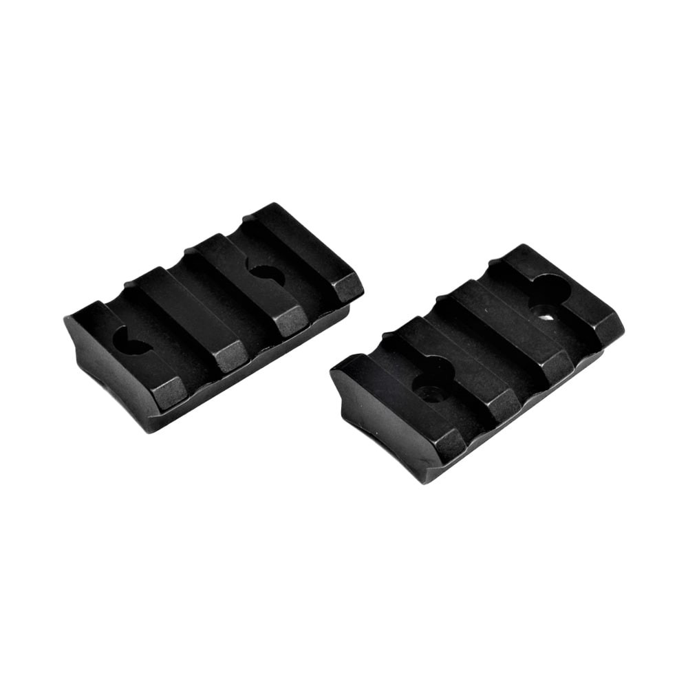 Talley Manufacturing Talley Two-Piece Picatinny Base for Stiller Tac, Predator w/Recoil Pin (8-40 Screws) 25S719P in Black - Talley Manufacturing