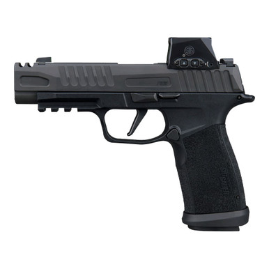 Sig Sauer P365-FUSE Comp 9mm 3.7" Bbl Comp Blk Striker X-Ray 3 ROMEO-X Mod Poly Grip Magwell Pistol w/(2) 21rd & (1) 17rd Mags 365XF-9-COMP-RXSL - Sig Sauer