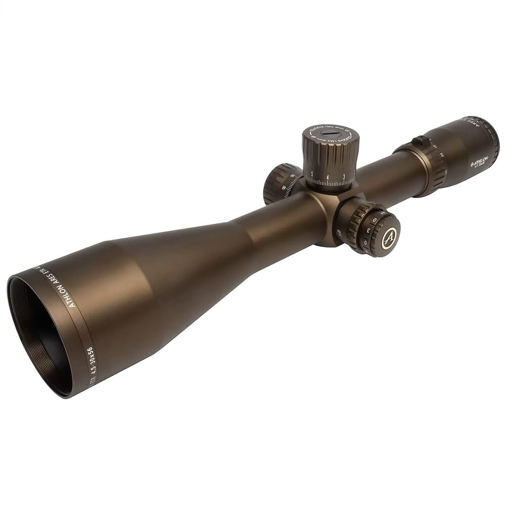 Athlon Ares ETR 4.5-30x56mm Direct Dial Side Focus 34mm APRS1 FFP IR MIL Brown Riflescope 212100B - Excellent Condition 9373 - USED/MISC