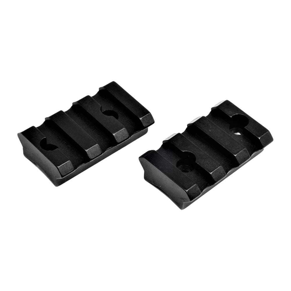 Talley Manufacturing Talley Two-Piece Picatinny Base for CVA Cascade, Savage w/Accutrigger, TC Compass, Venture (6-48 Screws) 252725P in Black - Talley Manufacturing