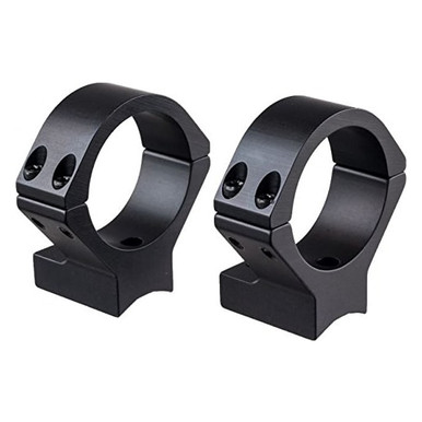 Talley Manufacturing Talley 34mm Cascade, Savage Round Receiver w/Accutrigger, A17, A22 (Med) Alloy Lt. Wt. Ring Base Combo 840725 - Talley Manufacturing