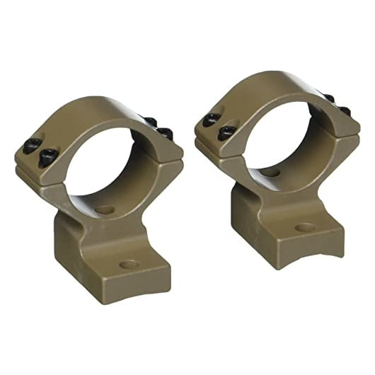 Talley Manufacturing Talley 1" Howa 1500, Mini, Weatherby Vanguard (Med) (Dark Earth) Alloy Lt. Wt. Ring Base Combo DE940734 - Talley Manufacturing