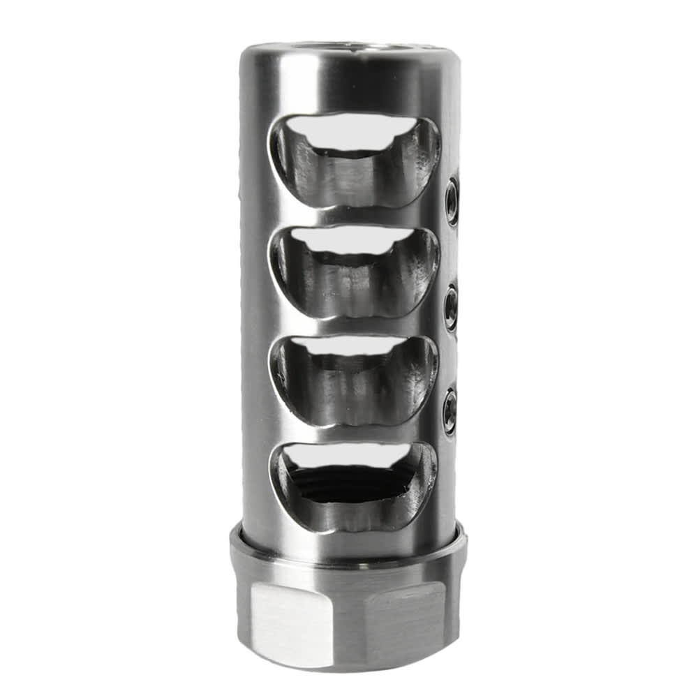 American Precision Arms Gen 4 Micro Bastard Self Timing Muzzle Brake 5/8x24 .22 Stainless G4M5822S - American Precision Arms